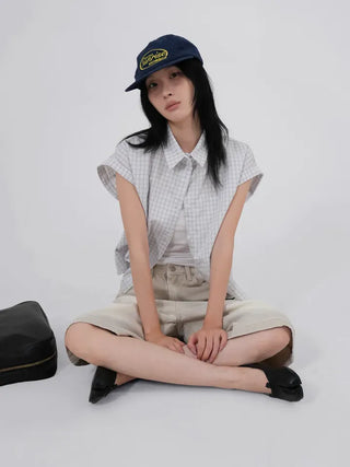 Soah Pale Beige Bermuda Pants