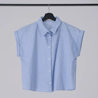 Dobe Drop Sleeve Small Check Shirt