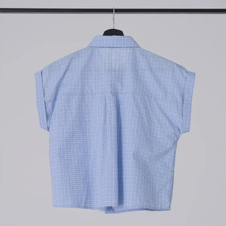 Dobe Drop Sleeve Small Check Shirt