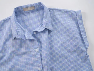 Dobe Drop Sleeve Small Check Shirt