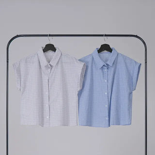 Dobe Drop Sleeve Small Check Shirt