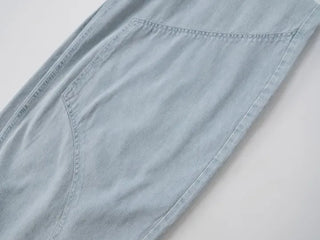 Hane Double Knee Ice Denim Pants