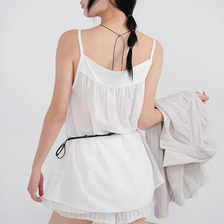 Ciel Diamond Long Sleeveless Blouse