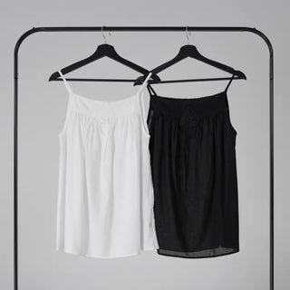 Ciel Diamond Long Sleeveless Blouse