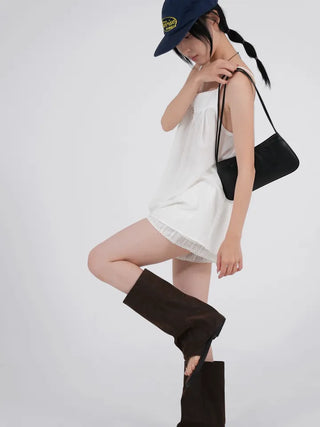 Ciel Diamond Long Sleeveless Blouse