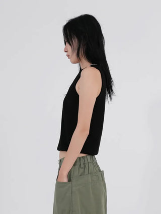 UL Basic V-Neck Sleeveless Knit