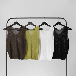 UL Basic V-Neck Sleeveless Knit