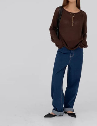 Dayin Semi-Tapered Denim Pants