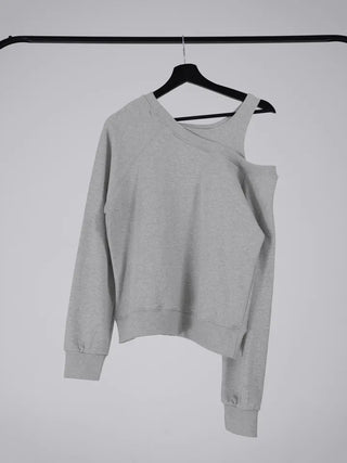 Zilla Loose Fit Off-Shoulder Sweatshirt