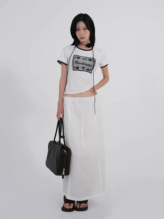 Mira Flowy Lace Short Sleeve