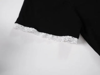 Mira Flowy Lace Short Sleeve