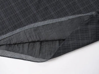 Dorin Reversible Check Dress