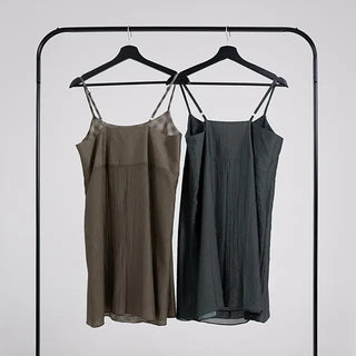 Dorin Reversible Check Dress