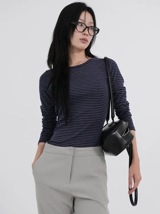 Bella Striped Color Block Tee