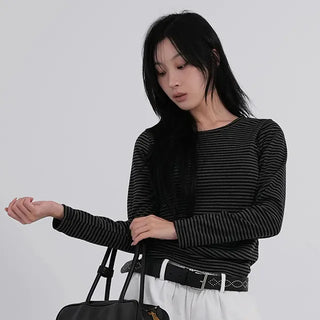 Bella Striped Color Block Tee