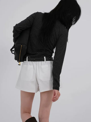 Bella Striped Color Block Tee