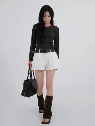 Bella Striped Color Block Tee