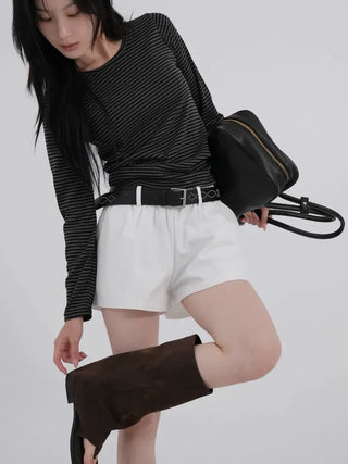 Bella Striped Color Block Tee