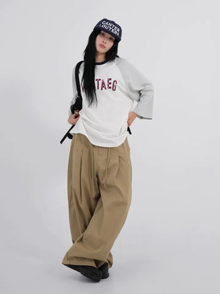 Dase 3/4 Sleeve Vintage Ringer Tee