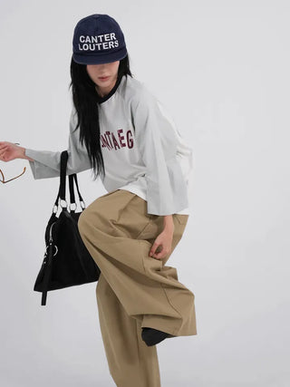 Dase 3/4 Sleeve Vintage Ringer Tee