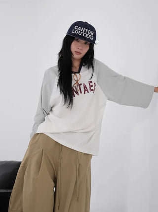 Dase 3/4 Sleeve Vintage Ringer Tee