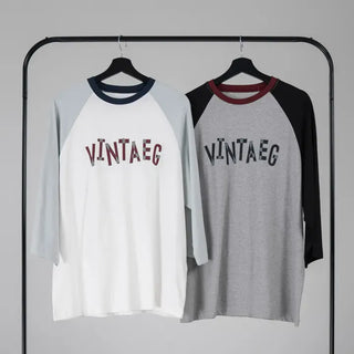 Dase 3/4 Sleeve Vintage Ringer Tee