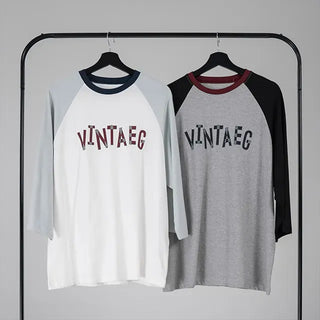 Dase 3/4 Sleeve Vintage Ringer Tee