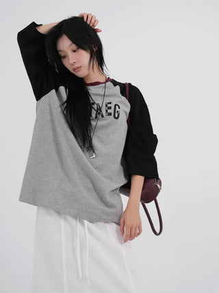 Dase 3/4 Sleeve Vintage Ringer Tee