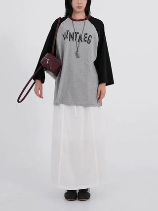 Dase 3/4 Sleeve Vintage Ringer Tee