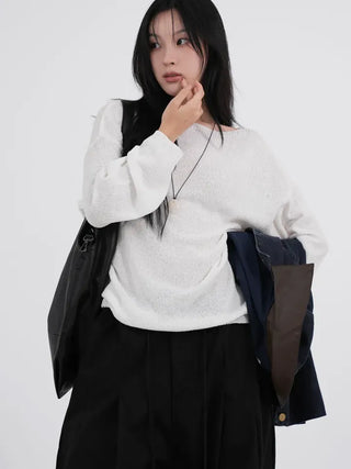 Rudy Basic Boat Neck Knit