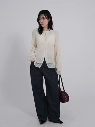 Charming Double Point Cardigan