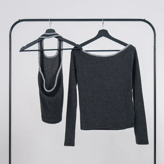 Harper Halter Knit Set