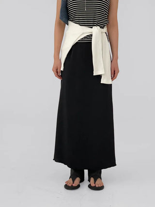 Celine Satin Long Skirt