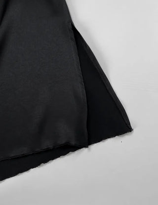 Celine Satin Long Skirt