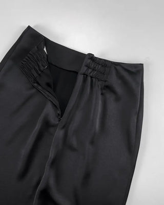 Celine Satin Long Skirt
