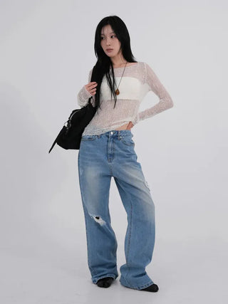 Ola Vintage Damage Denim