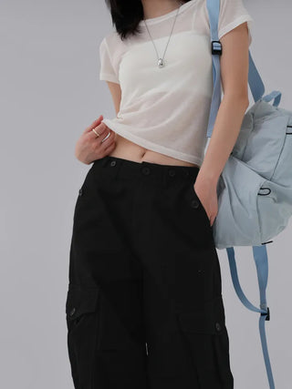 Aini Cargo Cotton Pants OOTJ