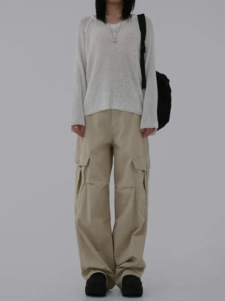 Aini Cargo Cotton Pants OOTJ