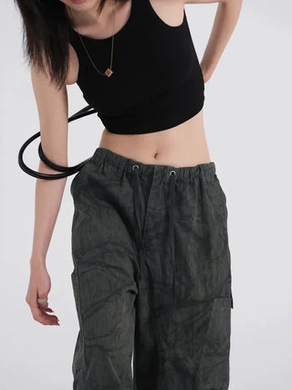 Rensi Jenny Cargo Parachute Long Pants