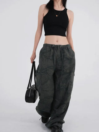 Rensi Jenny Cargo Parachute Long Pants