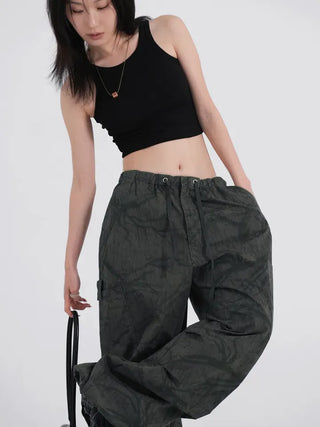 Rensi Jenny Cargo Parachute Long Pants