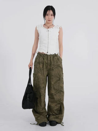 Rensi Jenny Cargo Parachute Long Pants