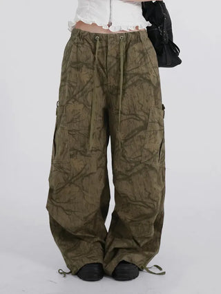 Rensi Jenny Cargo Parachute Long Pants