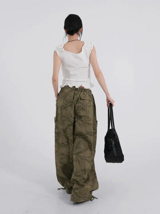 Rensi Jenny Cargo Parachute Long Pants