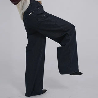 Shy Non-Faded Wide Raw Denim