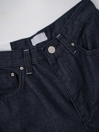 Shy Non-Faded Wide Raw Denim