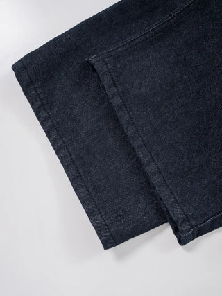 Shy Non-Faded Wide Raw Denim