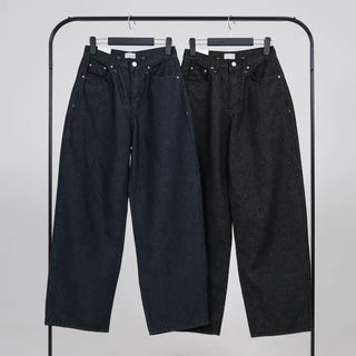 Shy Non-Faded Wide Raw Denim