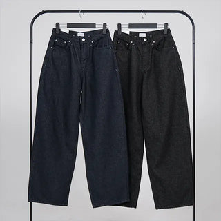 Shy Non-Faded Wide Raw Denim