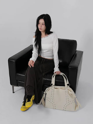Marie Boston Shine Studded Bag